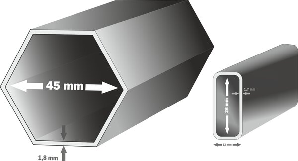 Nůžkový párty stan 2x3 m TENTino SMALL HEXAGON Barva opláštění: 14A - RŮŽOVÁ