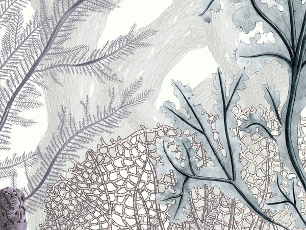 FUGU Tapeta podmořský svět - Ocean Wonders Materiál: Digitální eko vlies - klasická tapeta nesamolepicí