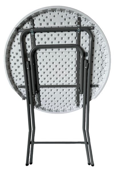 TENTino Bistro stolek koktejlový průměr 80 cm, bílý, BSTL80