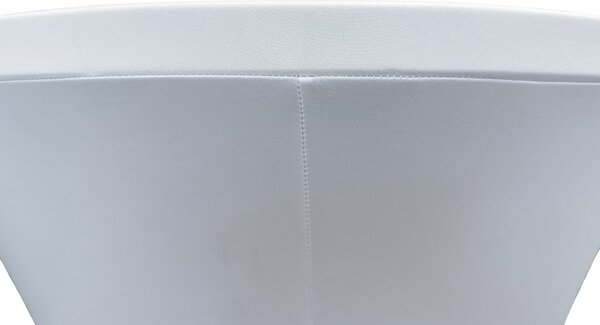 TENTino Elastický ubrus BASIC na koktejlový bistro stůl 60 cm VÍCE BAREV Barva ubrusu: BÍLÁ / WHITE