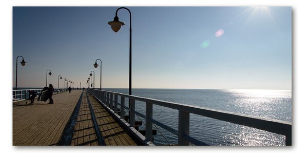 Foto obraz skleněný horizontální Molo Gdyně osh-122983405
