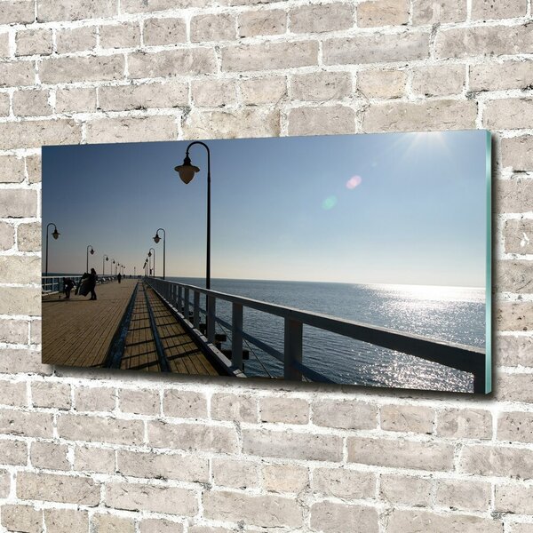 Foto obraz skleněný horizontální Molo Gdyně osh-122983405