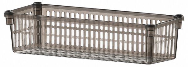 Orion Úložný koš, box a organizér extra hluboký 50cm x 20cm INVA, kouřový