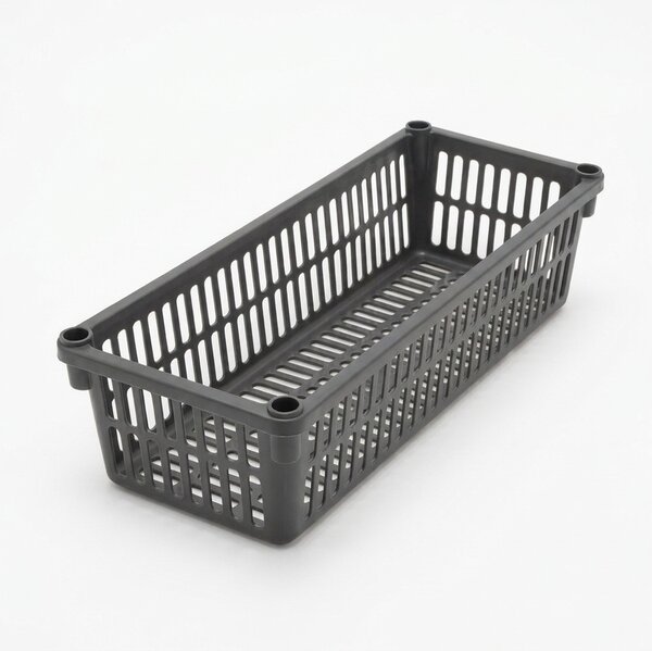 Orion Úložný koš, box a organizér extra hluboký 50cm x 20cm INVA, šedý