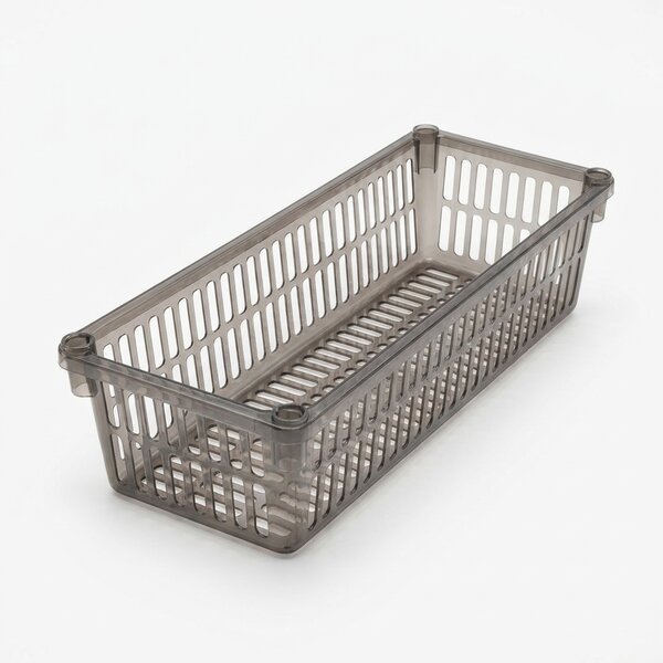 Orion Úložný koš, box a organizér extra hluboký 50cm x 20cm INVA, kouřový