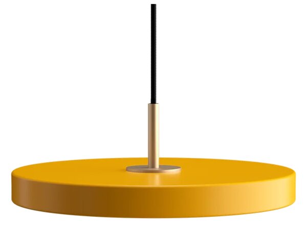Umage Žluté kovové závěsné světlo Asteria mini Ø 31 cm