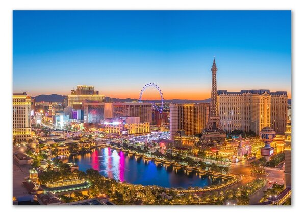 Foto obraz sklo tvrzené Las Vegas USA osh-123858378