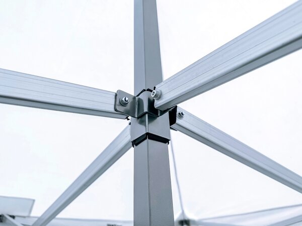 Nůžkový párty stan 3x3 m TENTino BH FLY TENT (bez bočnic) Barva opláštění: 1A - BÍLÁ