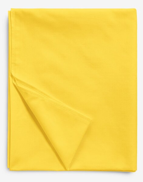 Goldea bavlněné prostěradlo - žluté - plachta 140 x 240 cm