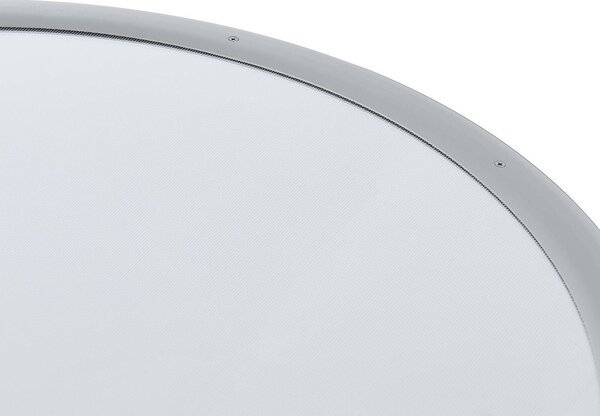 Deko-Light Závěsné světlo PANEL, šedé, Ø 63 cm, kov, stmívatelné, 50 W, stmívatelný, Hliník / šedá / zinek, Pracovna / kancelář, Hliník, Moderní