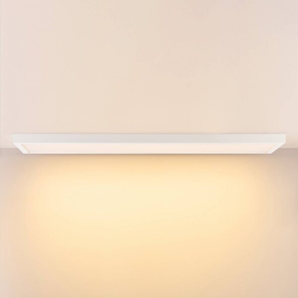 Deko-Light LED panel PRO OFFICE SANO, 153 x 33 cm, DALI bílý kov, stmívatelný, Bílá / opál, Pracovna / kancelář, Hliník