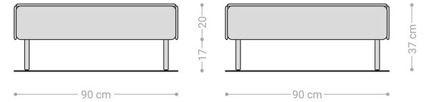 DELIFE Konferenční stolek Shavani 90x90 cm akácie přírodní 2 zásuvky kov černá