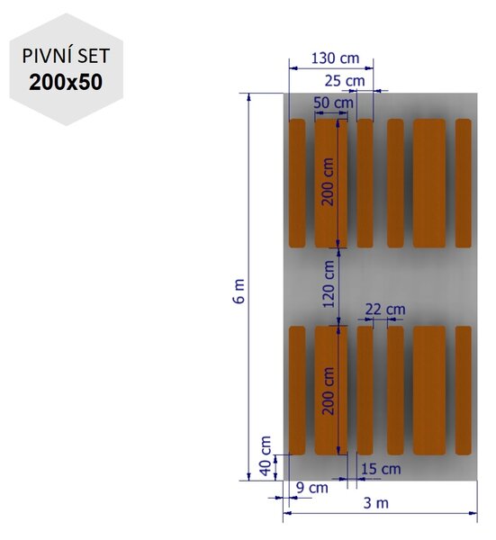 Nůžkový párty stan 3x6 m TENTino SMALL HEXAGON Barva opláštění: 14A - RŮŽOVÁ