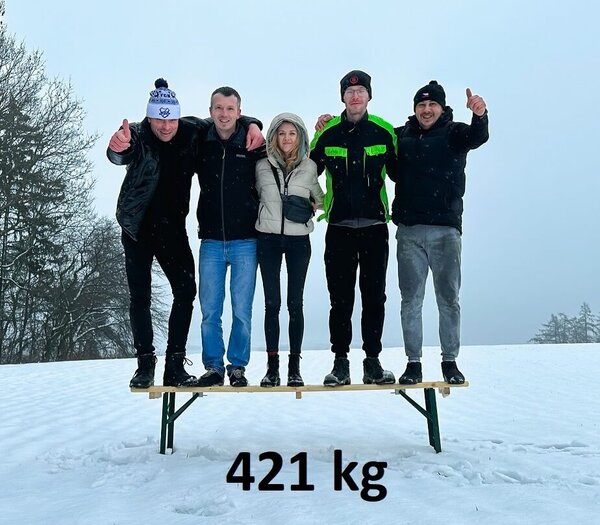 TENTino Profi pivní zahradní set 220x50 cm - STŮL + 2x LAVICE