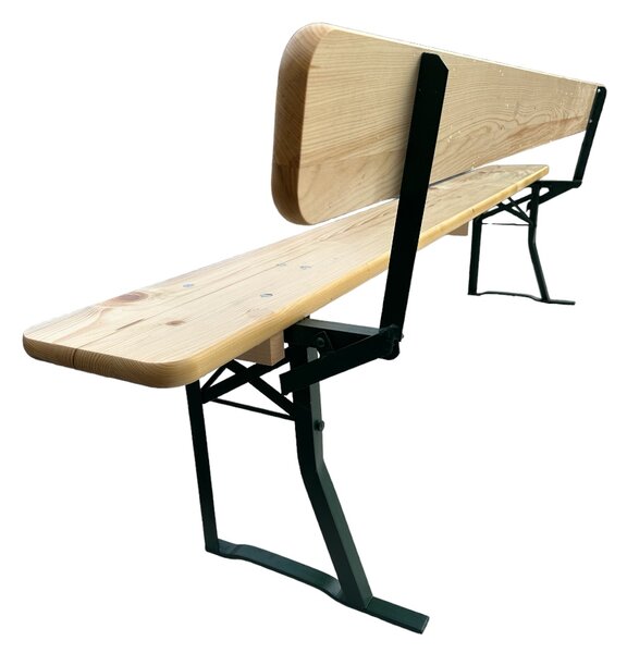 TENTino Profi pivní zahradní set 200x70 cm - STŮL + 2x LAVICE S OPĚRKOU