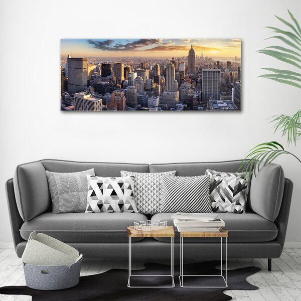 Foto obraz na plátně New York ptačí pohled oc-126216157