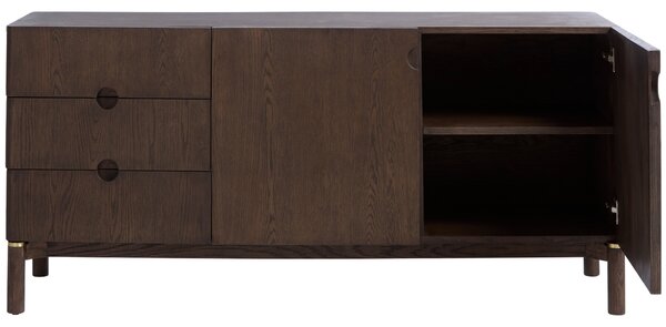 Unique Furniture Dubová komoda Arun 160 x 45,5 cm