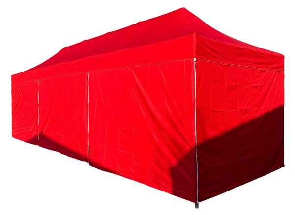 Nůžkový párty stan 3x9 m TENTino BIG HEXAGON EXTREME Barva opláštění: 1A - BÍLÁ