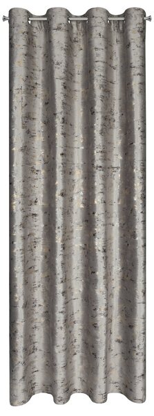 ZATEMŇOVACÍ ZÁVĚS NA KROUŽCÍCH TAMI 140X250 CM TMAVĚŠEDÁ
