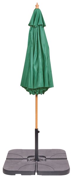 Slunečník 270 cm TOSCANA Zelená