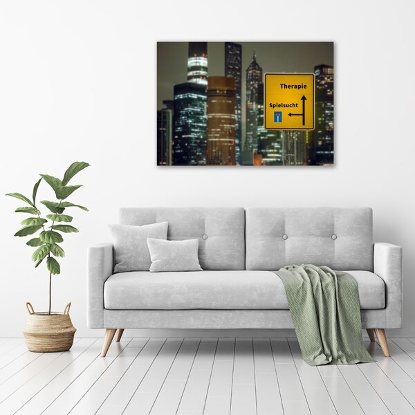 Moderní obraz canvas na rámu Terapie ve městě oc-130497931