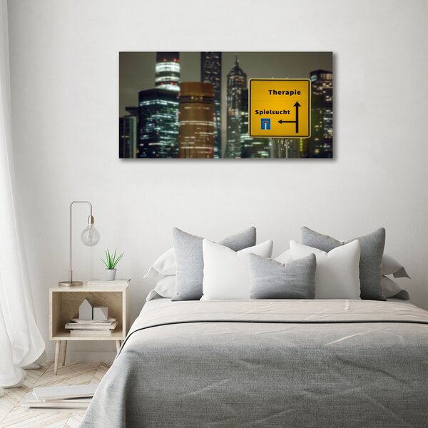 Moderní obraz canvas na rámu Terapie ve městě oc-130497931