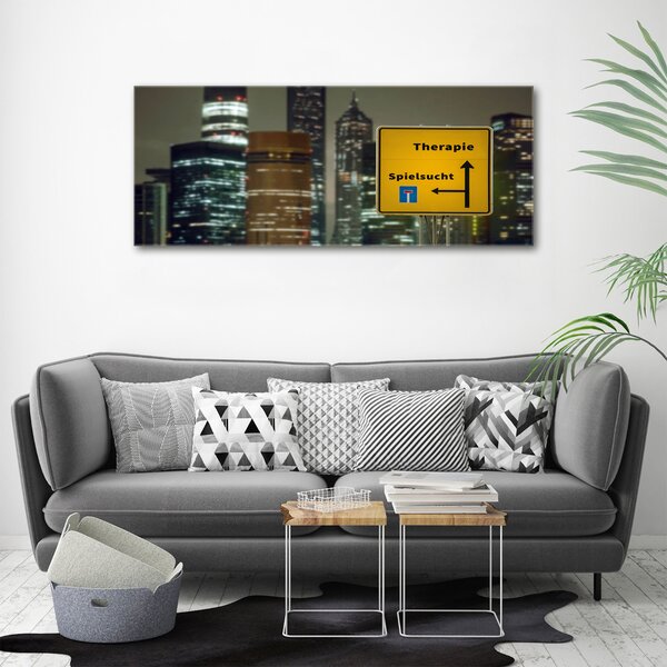 Moderní obraz canvas na rámu Terapie ve městě oc-130497931