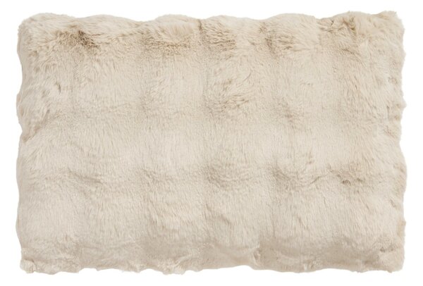 Skinnwille Home Collection Polštář Misty Beige, umělá kožešina, 60x40 cm