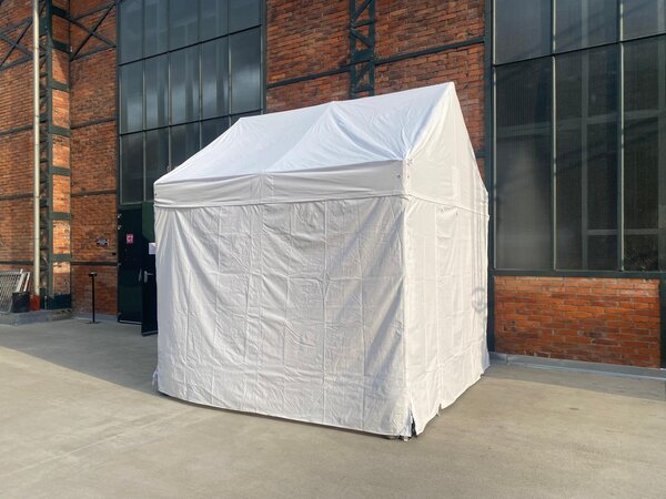Nůžkový párty stan 3x3 m TENTino BH GABLED Barva opláštění (Zvolte variantu): 1A - BÍLÁ