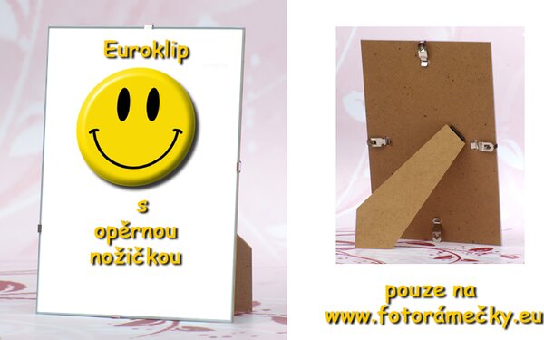 EUROKLIP - Skleněný rámeček na fotky: 21x29,7cm - A4