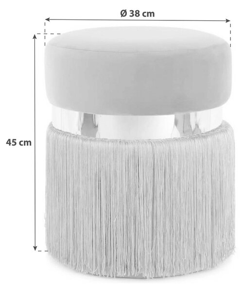 TABURET, kov, textil, kompozitní dřevo, 38/45/38 cm - Online Only lavice, Online Only