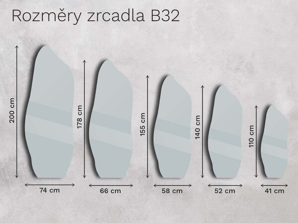 Antické zrcadlo Base B32