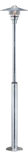 Nordlux - Venkovní lampa VEJERS 1xE27/60W/230V IP54 stříbrná 130 cm