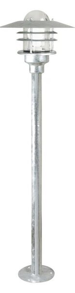 Nordlux - Venkovní lampa AGGER 1xE27/60W/230V IP54 stříbrná 83 cm