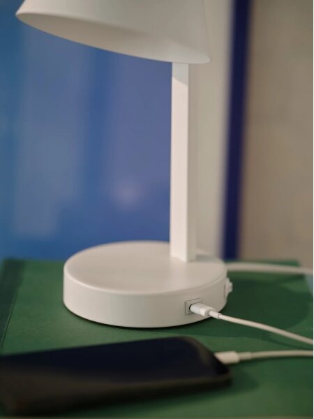Nordlux - Stolní lampa WILMER 1xE14/40W/230V bílá