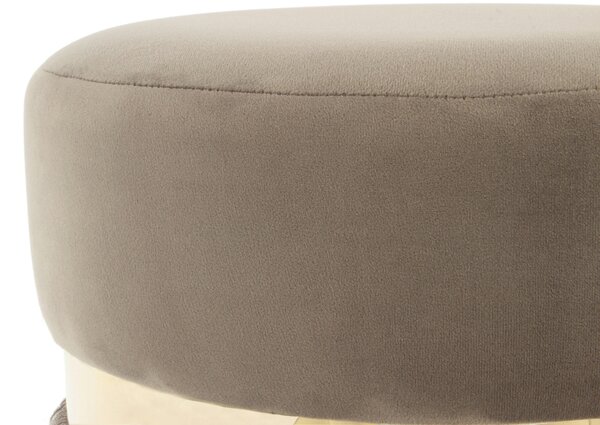 TABURET, kov, plast, textil, 38/45/38 cm MID.YOU - Taburety, Online Only