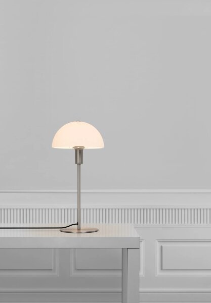 Nordlux - Stolní lampa ELLEN 1xE14/40W/230V matný chrom/bílá