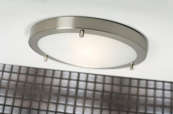 Nordlux - Koupel. stropní sv. ANCONA 2xE27/40W/230V IP43 pr. 31,5 cm matný chrom