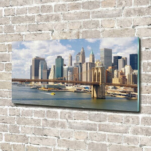 Foto obraz sklo tvrzené Manhattan New York osh-136544360