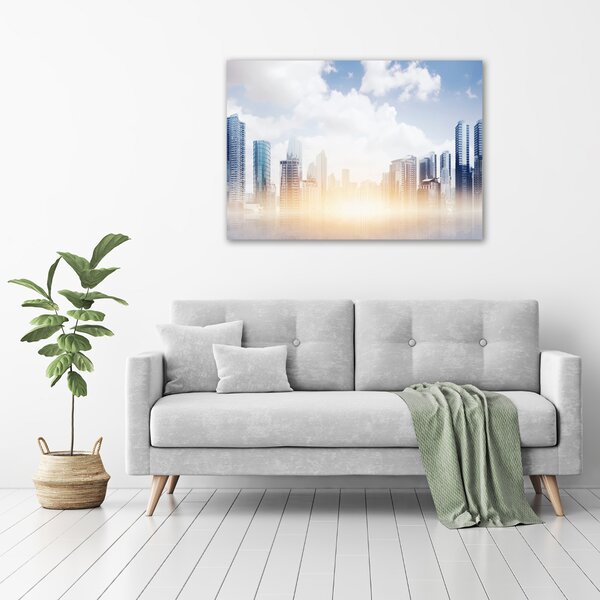 Foto obraz canvas Mrakodrap oc-136133986