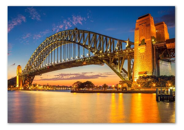 Foto-obraz fotografie na skle Panorama Sydney osh-138664692