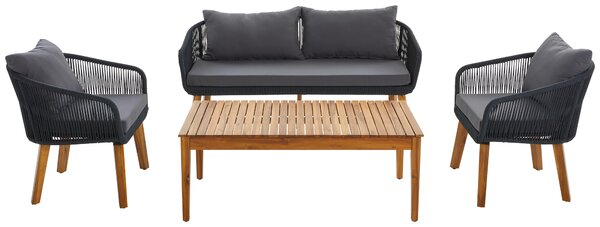ZAHRADNÍ SEDACÍ SOUPRAVA dřevo, kov, plast, textil Ambia Garden, Online Only