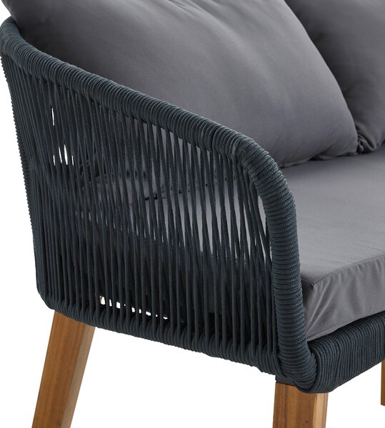 ZAHRADNÍ SEDACÍ SOUPRAVA dřevo, kov, plast, textil Ambia Garden, Online Only