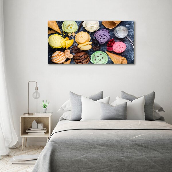 Foto obraz canvas Barevná zmrzlina oc-138874305