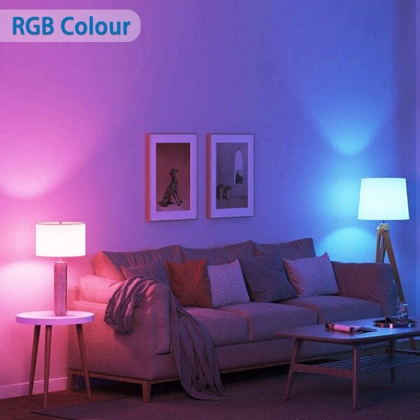 SADA 4x LED RGBW Stmívatelná žárovka Smart GU10/4,9W/230V 2700-6500K - Aigostar