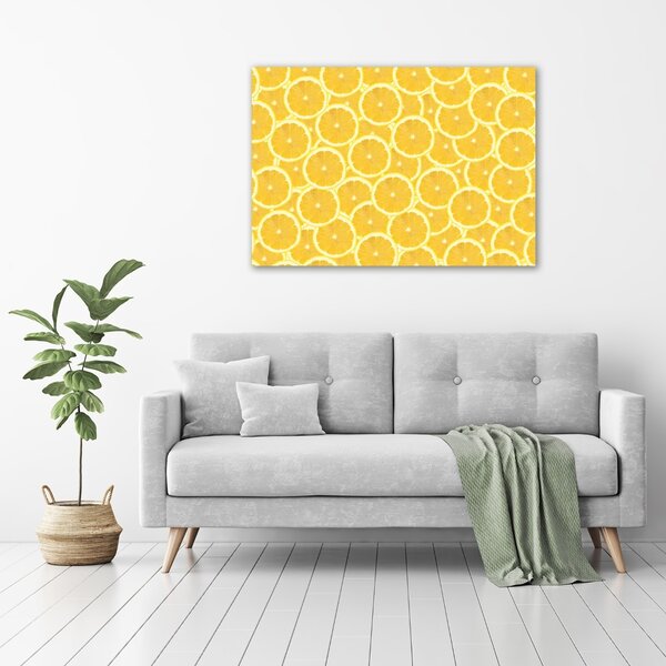 Foto obraz canvas Plátky citronu oc-138709638