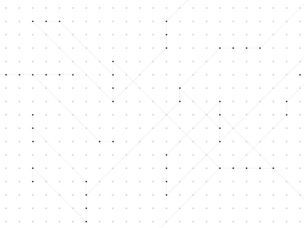 FUGU Tapeta na zeď - Organised universe Materiál: Digitální eko vlies - klasická tapeta nesamolepicí