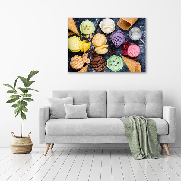Foto obraz canvas Barevná zmrzlina oc-138874305