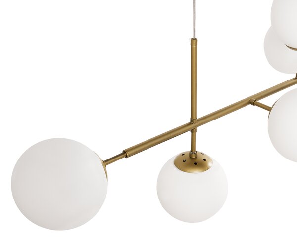Závěsná lampa KASARI Kov Zlatá