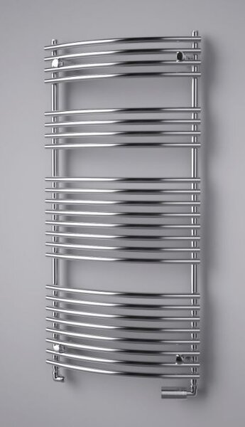 Designové radiátory ISAN Melody Ikaria Radius Chrom koupelnový radiátor 732×500 mm, 236 W